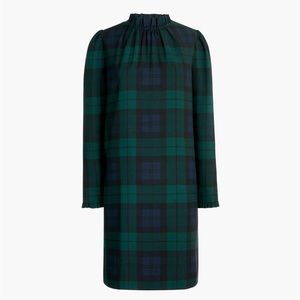 NWT J Crew Ruffleneck Shift Dress